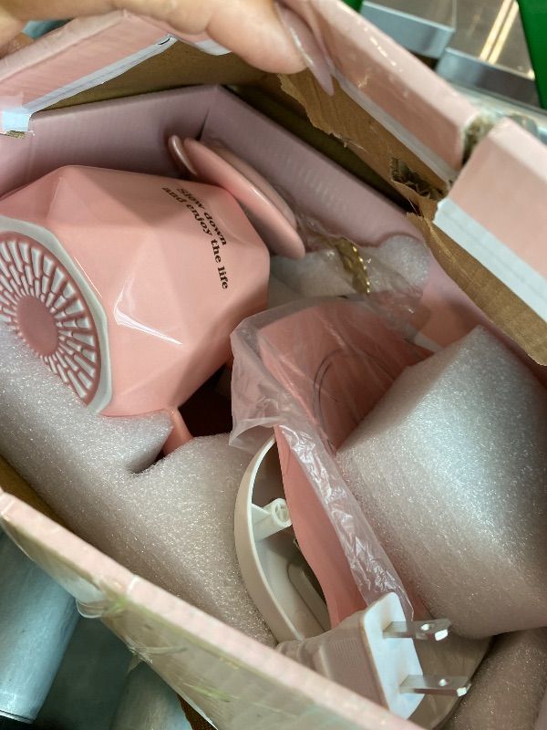 Photo 1 of *MAJOR DAMAGE*
CGHWBEA Coffee Warmer for Desk,with Mug Set. Cup Warmer Tea Warmer, Electric Beverage Warmer, Drink Warmer for Cocoa, Tea, Milk (Pink), LUMAN03