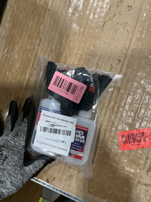 Photo 1 of [2 Pack] PVC Trim Glue – Fast-Bonding PVC Adhesive for Trim, Moulding, Millwork & Column Wraps | Strong Exterior & Interior Joint Adhesive | Weather-Resistant, Dries White for a Seamless Finish