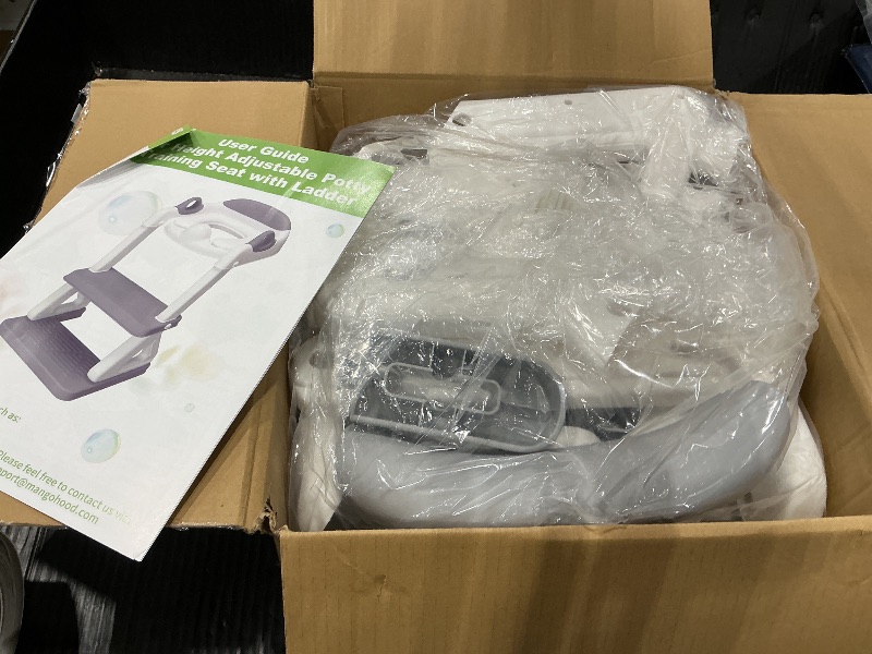 Photo 1 of *UNTESTED*
Potty Training Seat with Step Stool Ladder for Kids and Toddler,Wiifo Sturdy Potty Ladder with Soft Padded Cushion for Toddler Boys and Girls(Light Grey) 2025 New Version