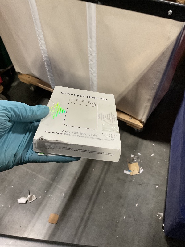 Photo 1 of ** LOCKED TO PREVIOUS OWNER, ITEM CAN BE RESET**
Comulytic Note Pro AI Voice Recorder, Unlimited Transcribe & Summarize, AI Note Taking Recording Device w/Case, App Control, 113 Languages for Calls, Meetings, Lectures, Interviews, Black