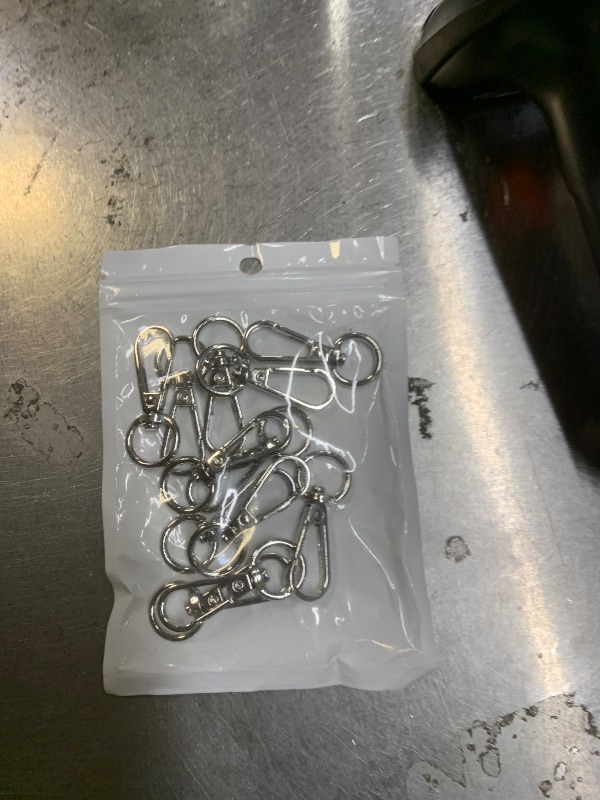 Photo 1 of 1/2 Inch Lobster Clasp Swivel Hook for Keychain, 12Pack Metal Swivel Lobster Hook Clasps Purse Strap Hardware Making Bag Swivel Snap Hook Clip Lanyard Key Chain Clasp Silver