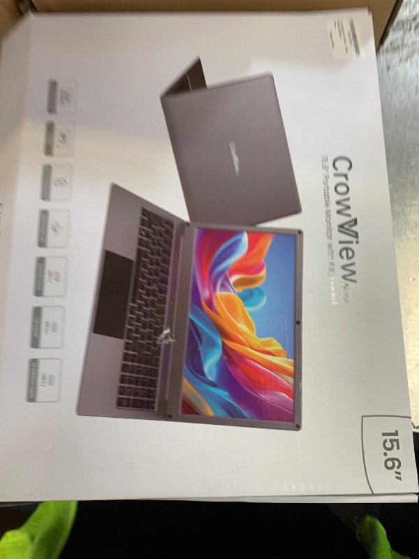 Photo 1 of ELECROW 15.6 Inch Portable Monitor with Keyboard, Lapdock Display with Built-in Battery & RPi5 Adapter, 1080P FHD IPS USB C Computer Monitors Compatible with Raspberry Pi, PC, Phone, Mac, Game Console