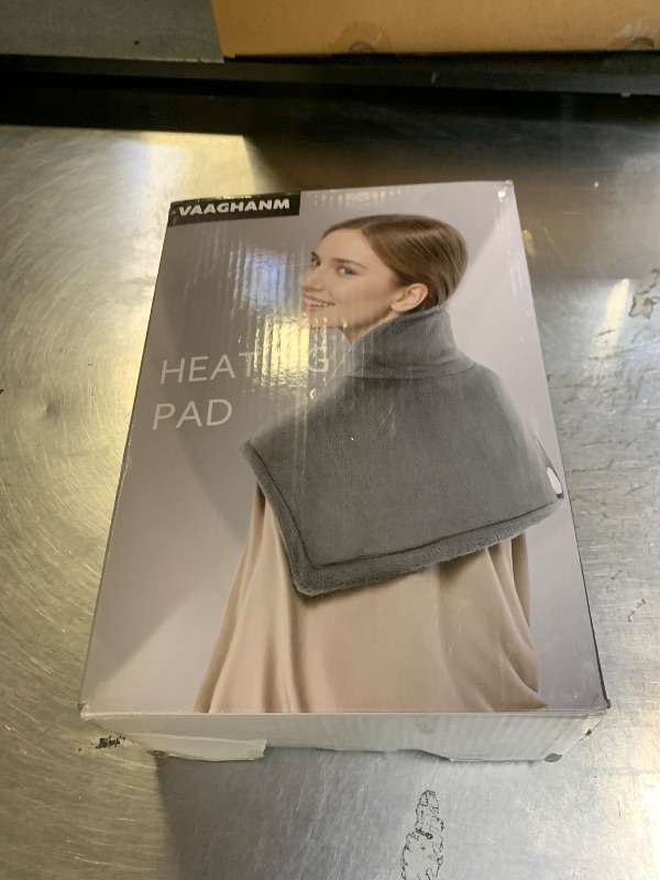 Photo 1 of VAAGHANM Heating Pad: Electric Heat Pad for Neck & Shoulders & Back - Heated Wrap Weighted Instant Heating Pads-6 Heat Options & 6 Auto Timer Mode - Gift for Mom Women