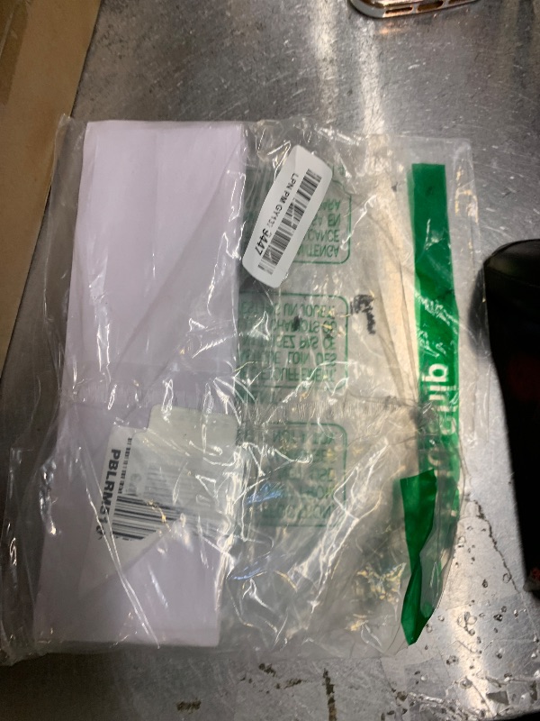 Photo 1 of 100 PCS 4 x 1 Inch Label Holders Adhesive Label Pockets, Self Adhesive Label Holders Clear Plastic Label Pockets, Clear Shelf Tag Storage Bin Labels for Supermarket Bookshelf, Mailbox, and Business