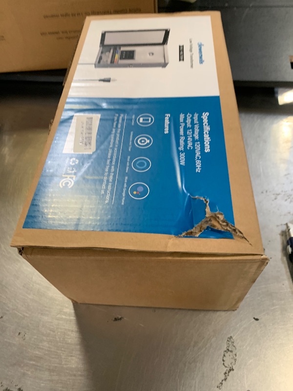 Photo 1 of DEWENWILS 300W Wi-Fi Low Voltage Landscape Transformer with 3 Zones, 2.4Ghz Smart Low Voltage Transformer for Outdoor Lights, 120V AC to 12V/14V AC, Work with Alexa & Google Assistant, FCC Listed