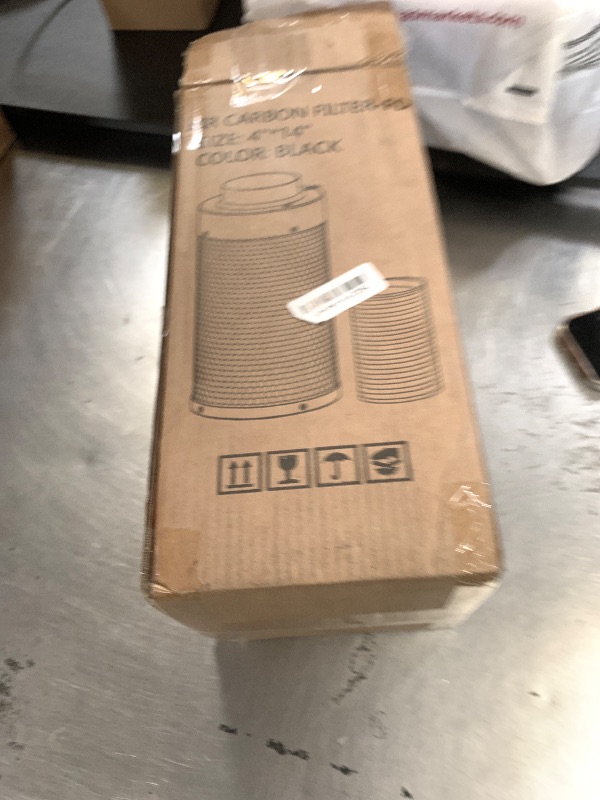 Photo 1 of MELONFARM Air Filtration Kit 4", Built-in 14cm Fan Low Nois Carbon Filter with 12-Speed Controller, 8' Ducting, Cooling & Ventilation System for Grow Tents, Indoor Gardening, Hydroponics 4“x12.6"