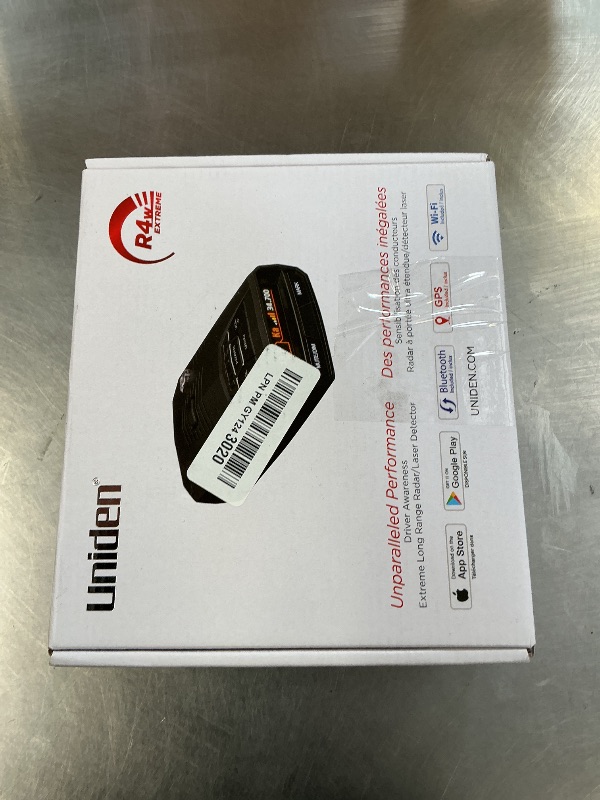 Photo 1 of Uniden R4W (new Model) Extreme Long-Range Laser/Radar Detector, Record Shattering Performance, 360° Awareness, Built-in GPS, Wi-Fi, Bluetooth, Voice Alerts, Red Light & Speed Cameras, R/TACH App