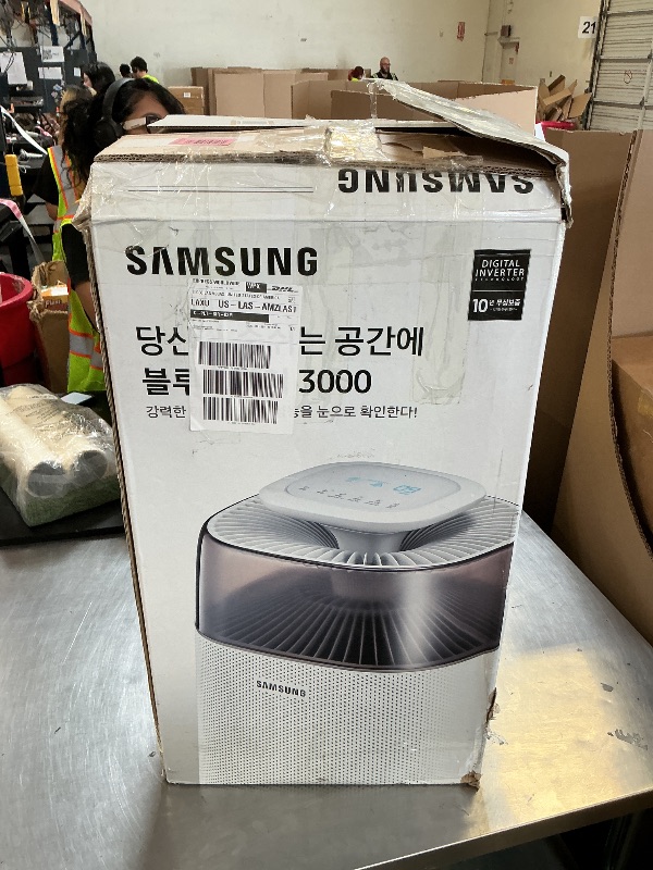 Photo 1 of Samsung AX40 Air Purifier Light - White
