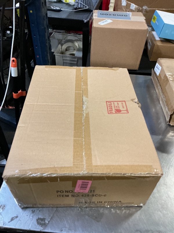 Photo 1 of ELYCCUPA Wood Beaded Rattan Chandelier Boho Hand Woven Pendant Light 6-Lights Adjustable Coastal Pendant Lighting Fixtures for Dining Living Room Kitchen Hallway, Dia 20”, UL Listed