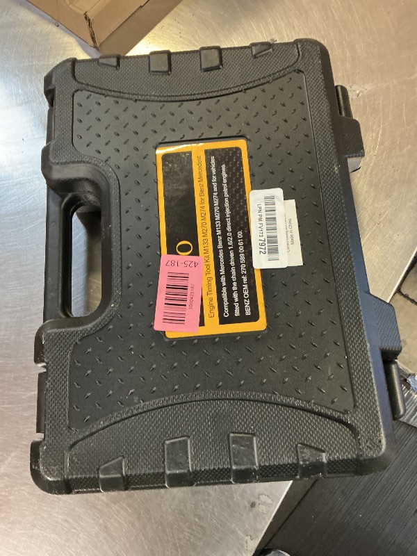Photo 1 of CXPRO 15Pcs Camshaft Locking Alignment Timing Tool, Compatible with Mercedes Benz M133 M270 M274, Engine Timing Tool Kit with Carrying Case & Gloves
