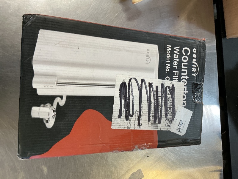 Photo 1 of Countertop Water Filter, 8000 Gallons Alkaline Water Filtration System for Sink Faucet, Reduces 99.99% Chlorine, Heavy Metals, Bad Odor, OM-CF04 Included 1 Filter