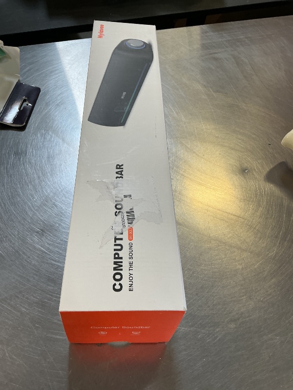 Photo 1 of Computer Speakers, Hi-Fi Sound Quality Computer Sound Bar, Bluetooth 5.0 & 3.5mm Wired PC Speakers with 4 Dynamic Lighting Modes, USB Powered Speakers for PC, Desktop, Laptops, Phones, Monitors, Xbox