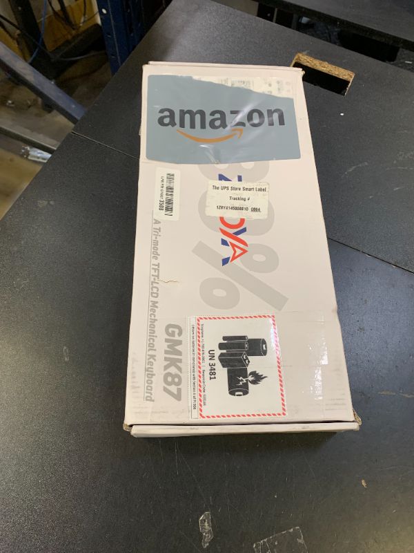 Photo 1 of ZMX GMK87 Keyboard Barebones Kit,Gasket Mount Hot Swap PCB Triple Mode BT5.0/2.4G/Type-C Wireless Mechanical Keyboard with Knob VIA-Programmable Custom TFT-Screen RGB DIY Kit(Black)