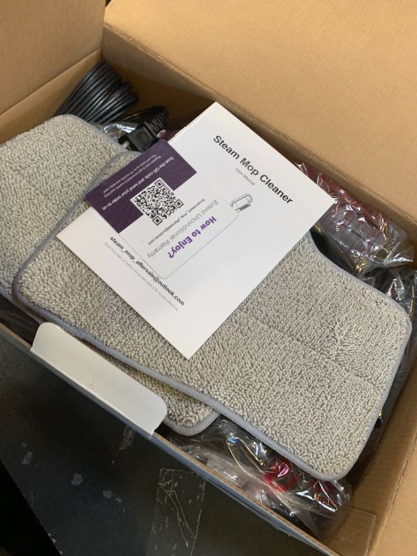 Photo 1 of Gatlei 6-in-1 Steam Mop with Detachable Handheld Steamer Professional Steam Mop for Floor Cleaning, Sanitizing Steam Cleaner with Hot Vapor Technology Amethyst