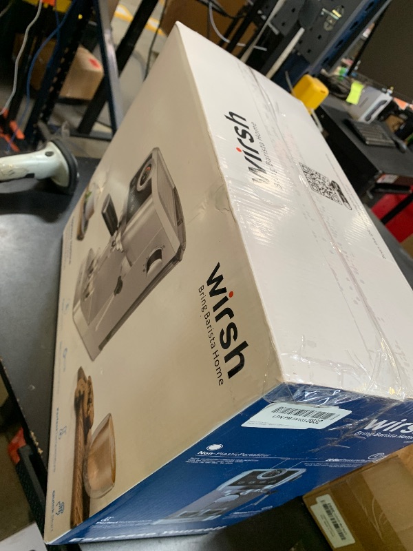 Photo 1 of wirsh Espresso Machine, 20 Bar Semi-Automatic Espresso Maker with Pressure Gauge, Steam Wand, Stainless Steel Expresso Coffee Machine for Espresso/Latte/Cappuccino, Touch Screen,Home Barista Plus