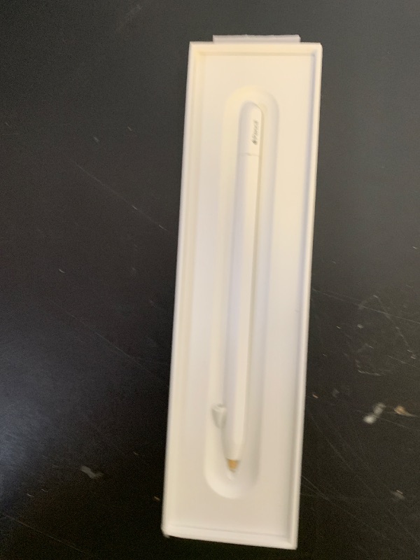 Photo 1 of Apple Pencil (USB-C): Device Compatibility Check Required - Pixel-Perfect Precision, Tilt Sensitivity, Perfect for Note-Taking, Drawing, and Signing Documents. Charges and Pairs with USB-C