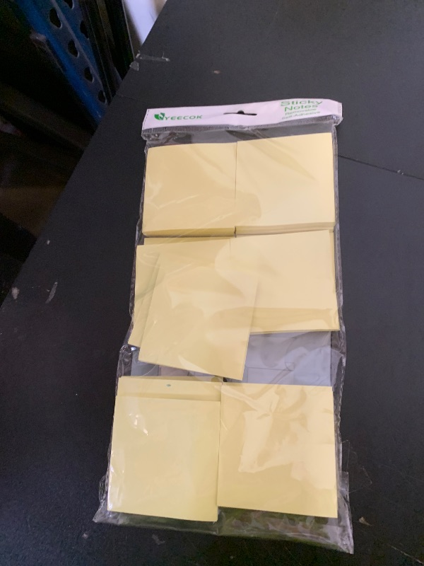 Photo 1 of (24 Pack) Sticky Notes 3x3 in Yellow, Clean Removal, Recyclable, Self-Stick Pads, Easy to Post for Home, Office, Notebook