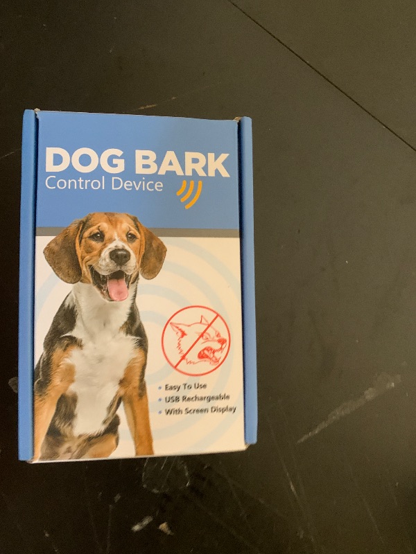 Photo 1 of STANWIS Anti Barking Device for Dogs,50FT Effective Range bark Deterrent Device,3 Modes Rechargeable,Fit All Breeds&Size Dog Black,Medium