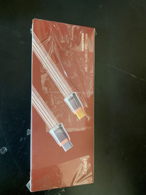 Photo 1 of DD ddHiFi TC19CC USB C Cable Digital Signal OTG Cable Pure Silver USB-C to USB-C DAC Cable, Four-Wire Parallel Design, 25cm