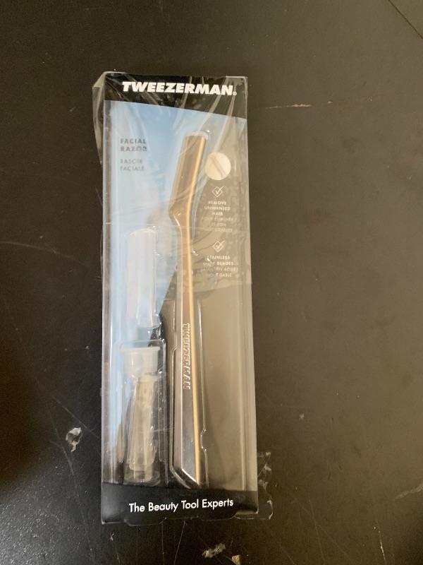 Photo 1 of Tweezerman Stainless Steel Facial Razor
