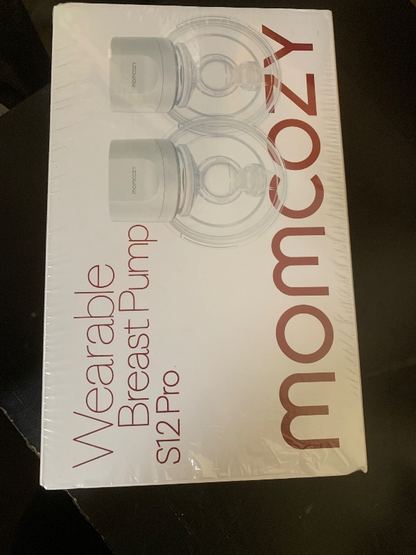 Photo 1 of Momcozy Hands-Free Breast Pump S12 Pro, Wearable & Portable Pump with Soft DoubleFit Flange, 3 Modes | 9 Levels Double Electric Pump, Smart Display, 24mm, 2 Pack, Snow Color