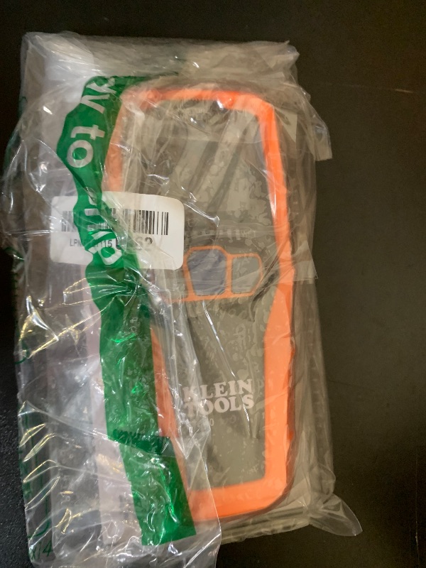 Photo 1 of NON-FUNCTIONAL, PARTS ONLY----------------------Klein Tools ET140 Pinless Moisture Meter for Non-Destructive Moisture Detection in Drywall, Wood, and Masonry; Detects up to 3/4-Inch Below Surface