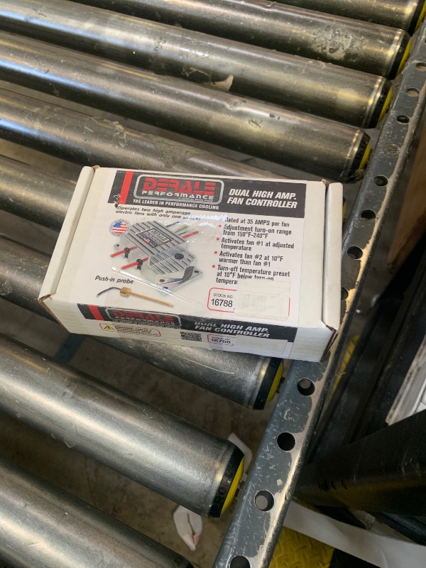 Photo 1 of Derale 16788 High Amperage Dual Fan Controller Push In Probe , Black