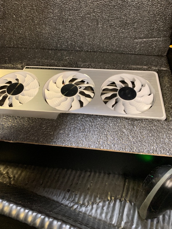 Photo 1 of GIGABYTE GeForce RTX 3070 Ti Vision OC 8G Graphics Card, WINDFORCE 3X Cooling System, 8GB 256-bit GDDR6X, GV-N307TVISION OC-8GD Video Card