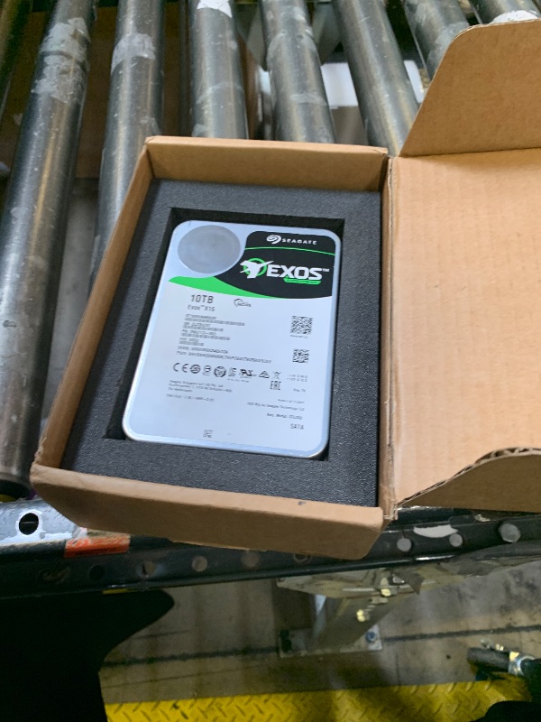 Photo 1 of Seagate Enterprise Capacity 3.5 HDD 10TB (Helium) 7200RPM SATA 6Gb/s 256 MB Cache Internal Bare Drive (ST10000NM0016) (Renewed)