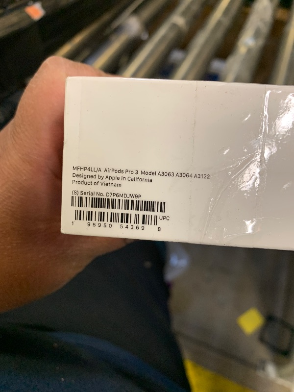 Photo 1 of Apple AirPods Pro 3 Wireless Earbuds, Active Noise Cancellation, Live Translation, Heart Rate Sensing, Hearing Aid Feature, Bluetooth Headphones, Spatial Audio, High-Fidelity Sound, USB-C Charging