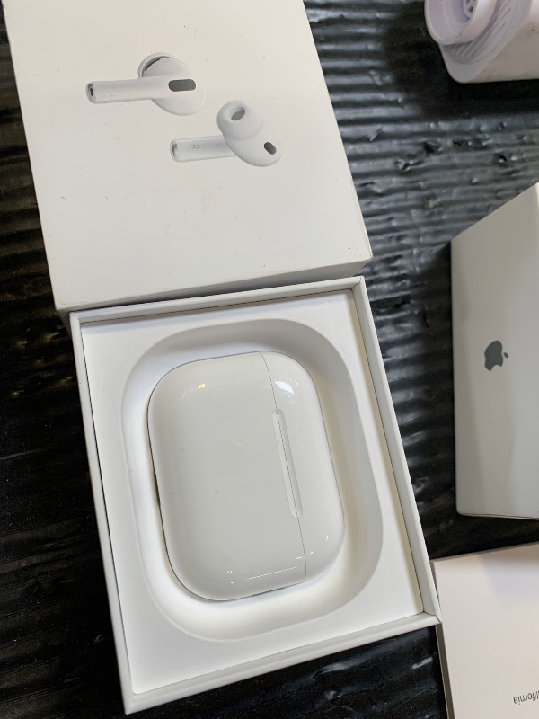 Photo 1 of Apple AirPods Pro 3 Wireless Earbuds, Active Noise Cancellation, Live Translation, Heart Rate Sensing, Hearing Aid Feature, Bluetooth Headphones, Spatial Audio, High-Fidelity Sound, USB-C Charging