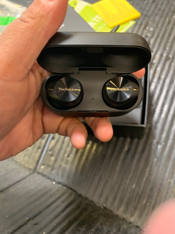 Photo 1 of Technics Premium Hi-Fi True Wireless Bluetooth Earbuds with Advanced Noise Cancelling, 3 Device Multipoint Connectivity, Hi-Res Audio + Enhanced Calling Wireless Earbuds - EAH-AZ80-K (Black)