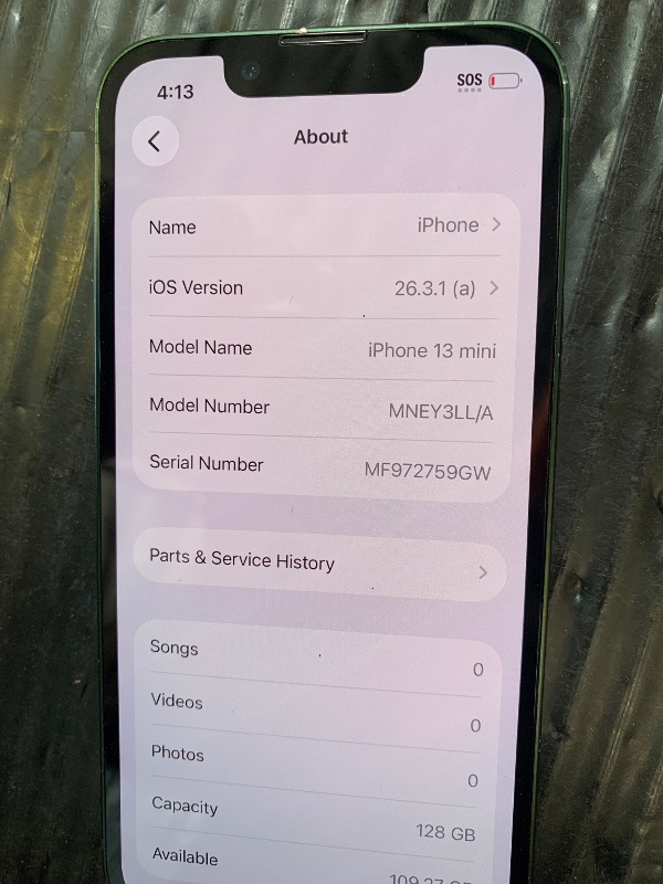 View 4 of Apple iPhone 13 Mini, 128GB, Green - Unlocked (Renewed Premium)