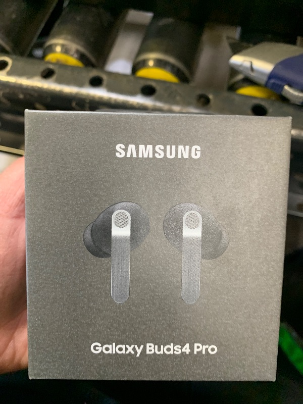 Photo 1 of Samsung Galaxy Buds 4 Pro (2026) AI True Wireless Bluetooth Earbuds, Hi-Res Audio, 2-Way Speaker, ANC 2.0, Optimized Comfort, IP57, Live Translation, Black [US Version, 2 Yr Warranty]