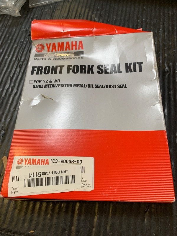 Photo 1 of Yamaha OEM Fork Seal Kit Compatible with Yamaha WR250F 2005-2009, 2011-2013/WR450F 2005-2009, 2011/YZ125 2004-2014/YZ250 2004-2014/YZ250F 2004-2009/YZ450F 2004-2009