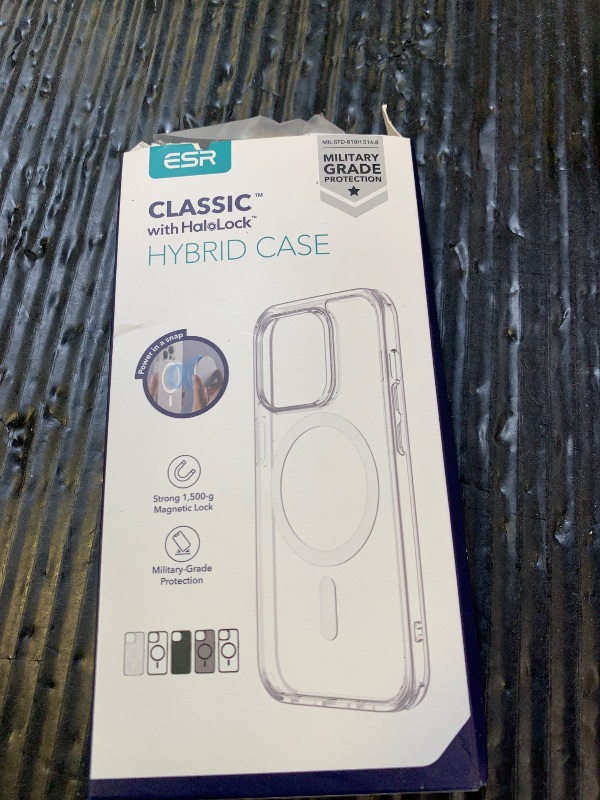 Photo 1 of ESR Case for iPhone 14/iPhone 13, Compatible with MagSafe, Classic Hybrid Magnetic Mobile Phone Case iPhone 14/13 Case, Military Standard, Drop Protection, Scratch-Resistant Back, Clear