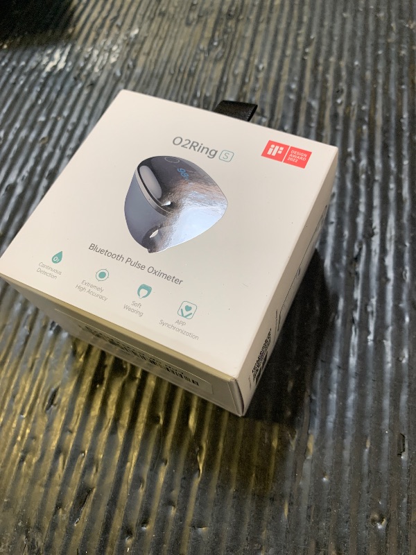 Photo 1 of Wellue O2Ring-S Oxygen Monitor with Vibration Reminder, Bluetooth Pulse Oximeter Tracks SPO2 and Pulse Rate, 24 hrs Battery Life, 4*10 Hours Built-in Memory, Rechargeable Pulse Ox with Free PC & APP