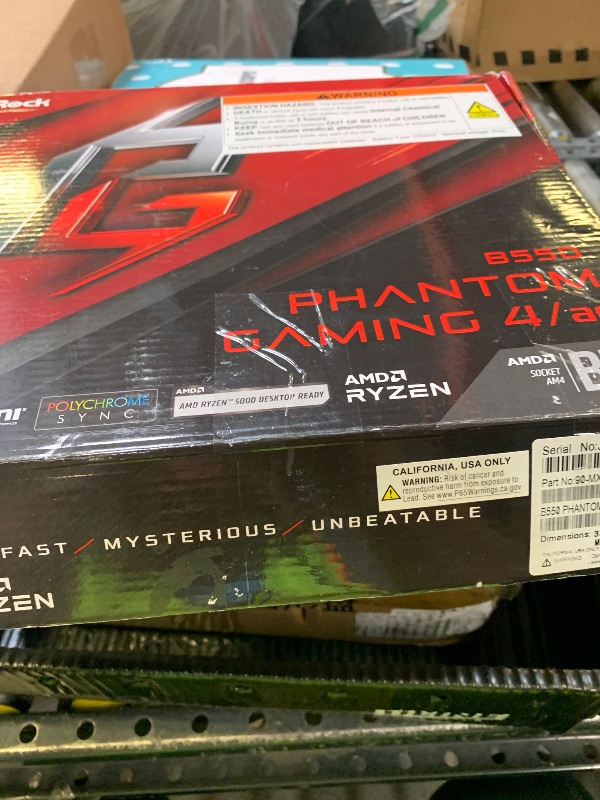 Photo 1 of ASRock B550 Phantom Gaming 4 AC Supports 3rd Gen AMD AM4 Ryzen™ / Future AMD Ryzen™ Processors Motherboard