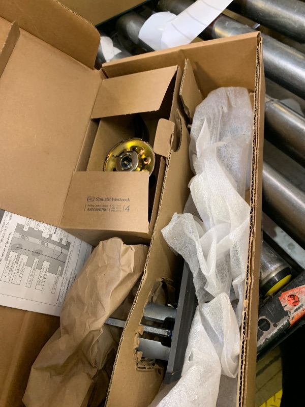 Photo 1 of Schlage FE365-CAM-ACC-LH Left Handed Camelot Electronic Handleset with Accent Le, Aged Bronze