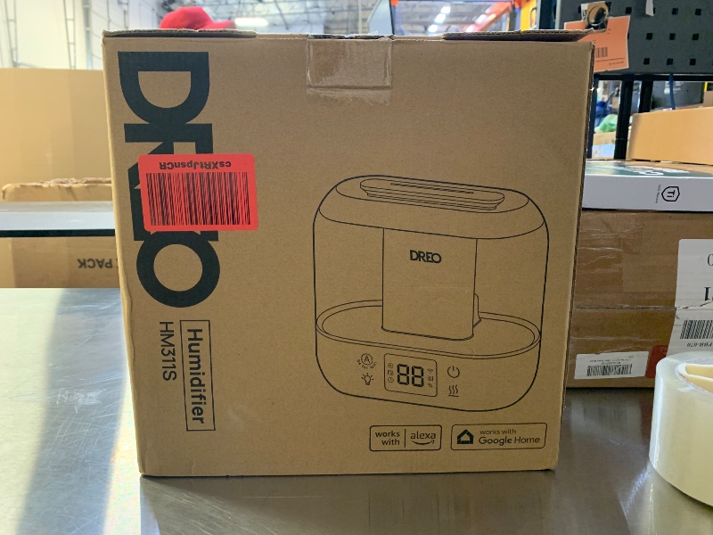 Photo 1 of Dreo Smart Humidifiers for Bedroom, Top Fill 4L Supersized Humidifier Large Room with 28 dB, 36H Runtime, Touch/APP/Voice Control, Nightlight, Cool Mist Humidifiers for Baby, Plants, Indoor, Black