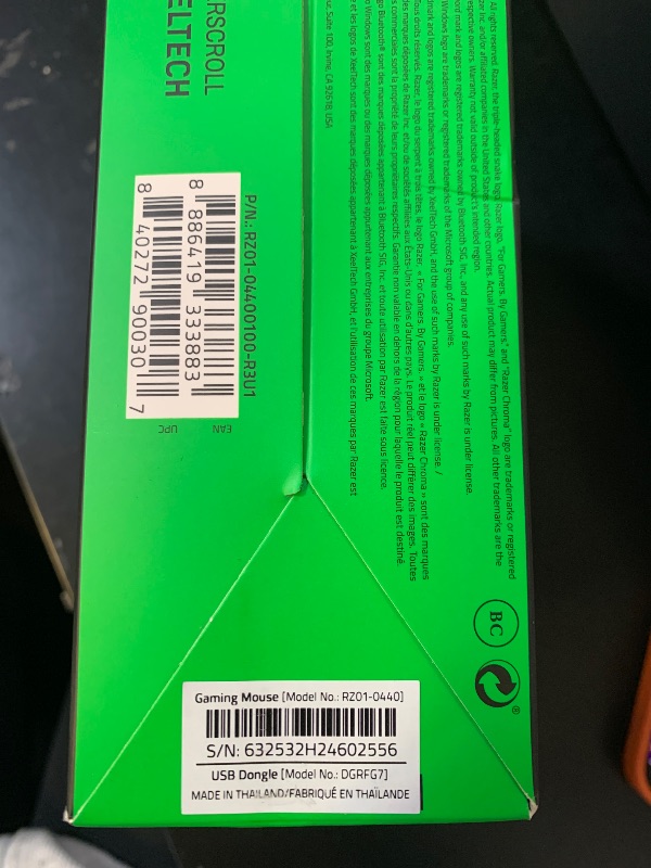 Photo 1 of Razer Naga V2 Pro Wireless MMO Gaming Mouse: 19+1 Programmable Buttons w/Swappable Side Plates - HyperScroll Pro Wheel - Focus 30K Optical Sensor - Mouse Switches Gen-3-300 Hr Battery