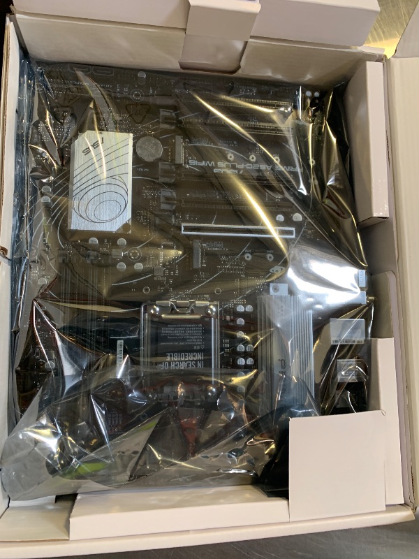 Photo 1 of ASUS Prime A620-PLUS WIFI6 AMD A620 AM5 ATX Motherboard, DDR5, PCIe 4.0, Dual M.2 Slots, WiFi 6, DisplayPort/HDMI™, Rear & Front USB 5Gbps Type-C, SATA 6 Gbps, Two-Way AI Noise Cancelation, Aura Sync