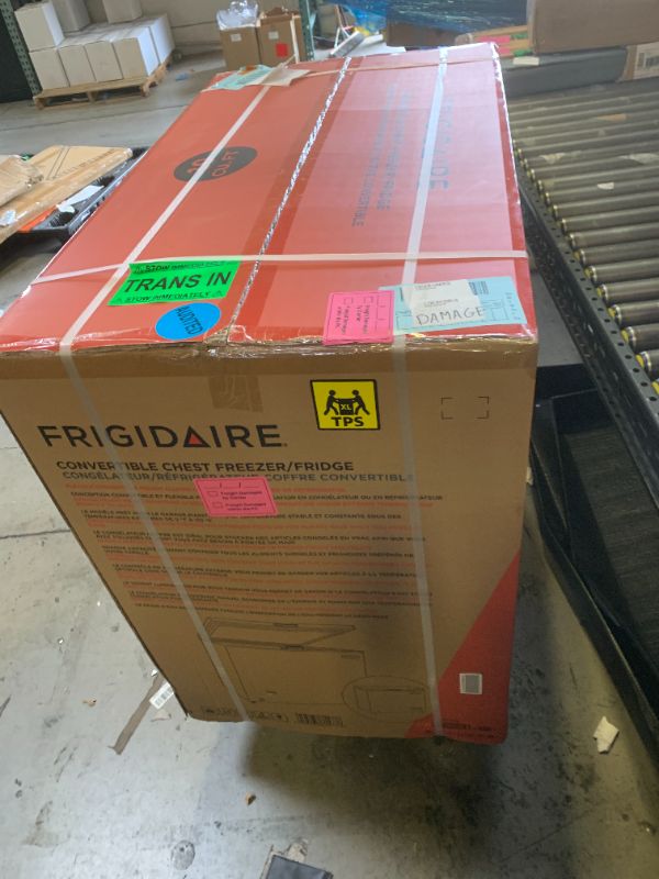 Photo 1 of FRIGIDAIRE 10 Cubic Foot Chest Freezer, 10 cu ft, White