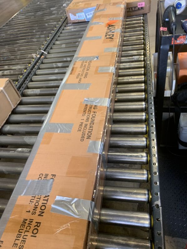 Photo 1 of Signature Design by Ashley Low Profile Ready to Assemble Metal Foundation, King, Black