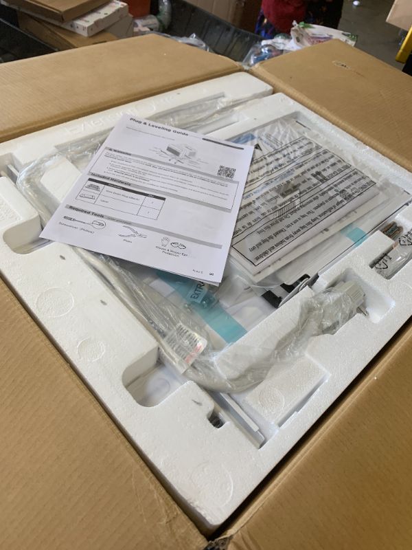 Photo 1 of Midea 12,000 BTU U Shaped Smart Inverter Window Air Conditioner - Cools 550 Sq Ft, Ultra Quiet with Open Window Flexibility - Alexa/Google Assistant Compatible - 35% Energy Savings, Remote (Updated)