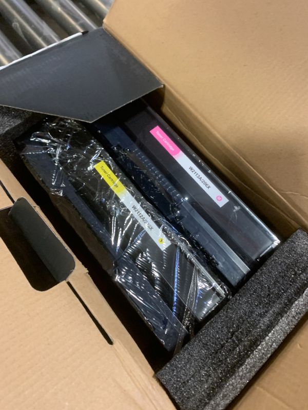 Photo 1 of 206X Toner Cartridges 4 Pack High Yield Pro MFP M283fdw M283cdw,Compatible for HP 206X 206A HP206A HP206X Toner Cartridges Set(with Chip) for Color LaserJet Pro MFP M283cdw M283fdw M255dw M255nw