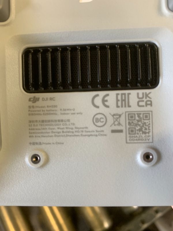 Photo 1 of DJI RC, Remote Controller with Lightweight Body, FHD Screen, 4hr Battery, Precision Control Sticks, O3+ Transmission