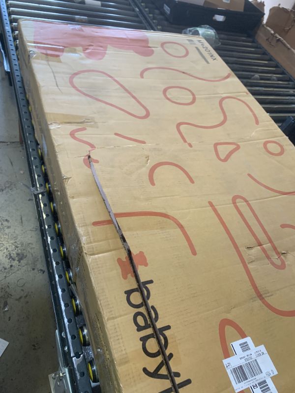 Photo 1 of Babyletto Hudson 3-in-1 Convertible Baby Crib - GREENGUARD Gold Certified - Convertible Crib to Toddler Bed and Daybed - Baby Bed with 4 Adjustable Heights - Wooden Crib - Washed Natural