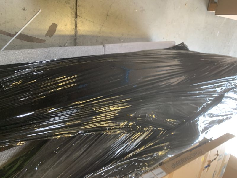 Photo 1 of Marsail 89" Couch, 3-Seater Modern Sofa with Deep Seats, Comfy Upholstered Linen Sofas for Living Room, Apartment, Light Grey