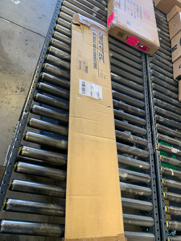 Photo 1 of POWERTEC 71387 110" Track Saw Guide Rail Joining Set for Makita or Festool Track Saws Includes 2x55" Extruded Guide Rails and (2) Guide Rail Connectors for Woodworking Projects